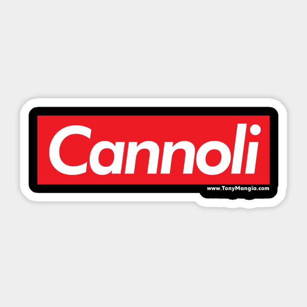 Cannoli Sticker by TonyMangia